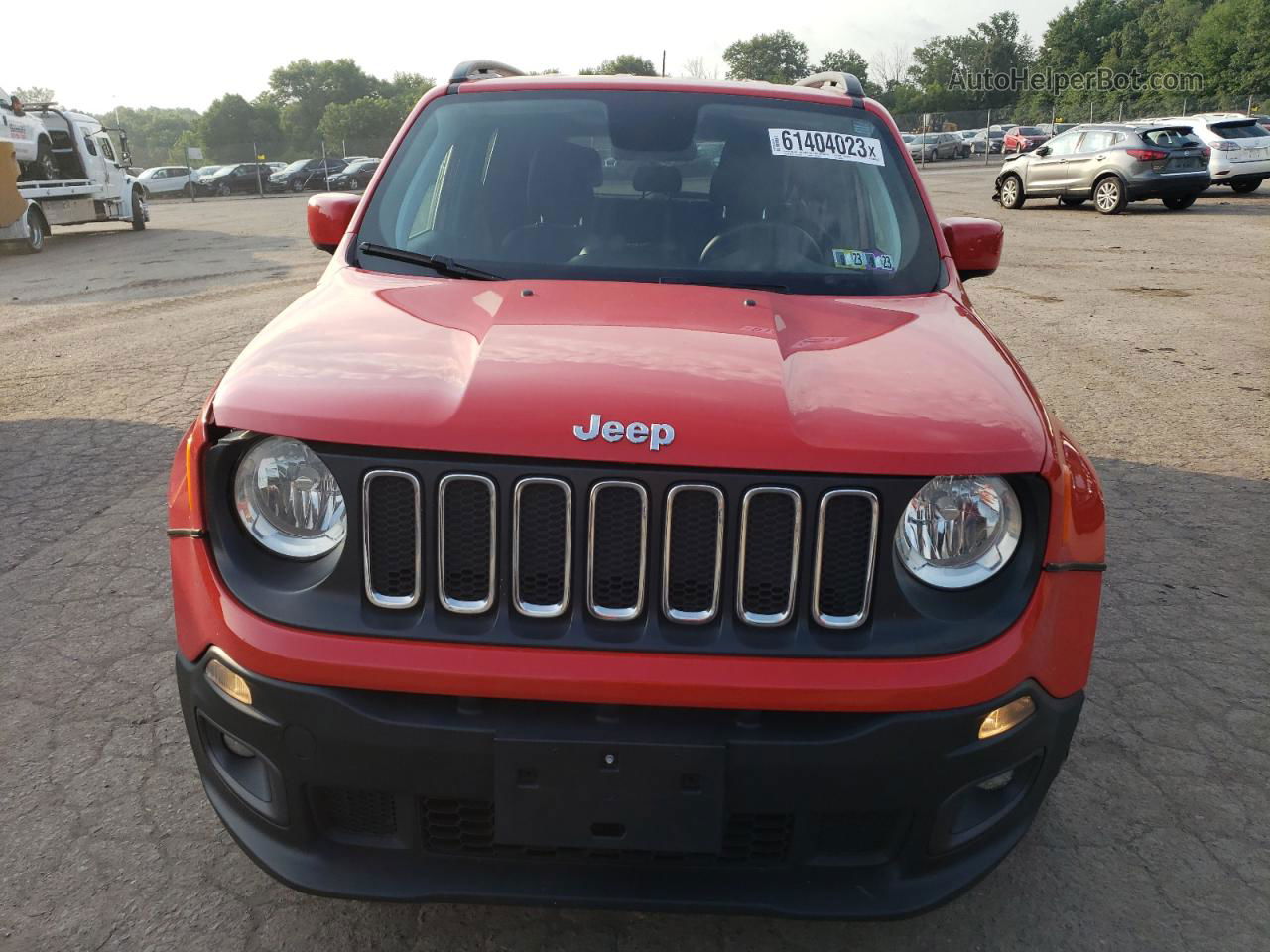 2018 Jeep Renegade Latitude Red vin: ZACCJABB0JPJ38449