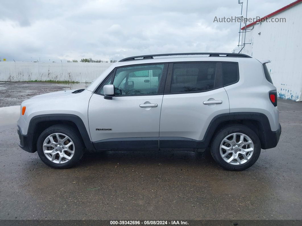 2017 Jeep Renegade Latitude Fwd Silver vin: ZACCJABB1HPE57386