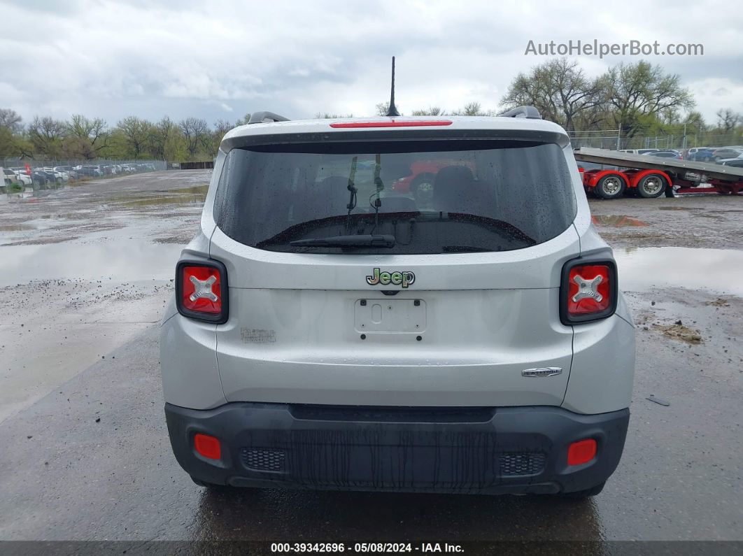 2017 Jeep Renegade Latitude Fwd Silver vin: ZACCJABB1HPE57386