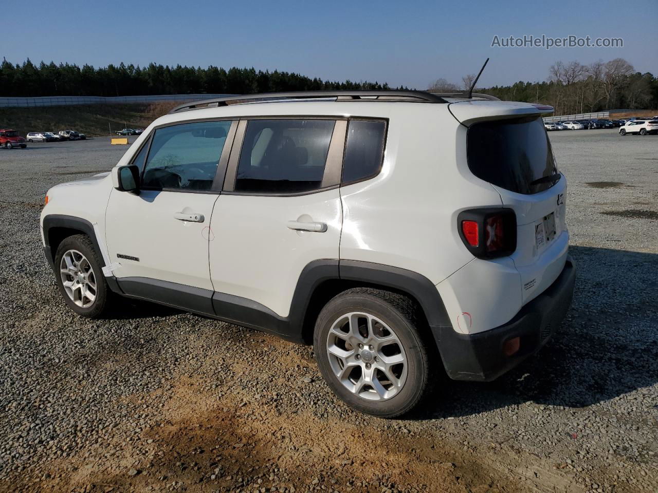 2017 Jeep Renegade Latitude Белый vin: ZACCJABB1HPG17976