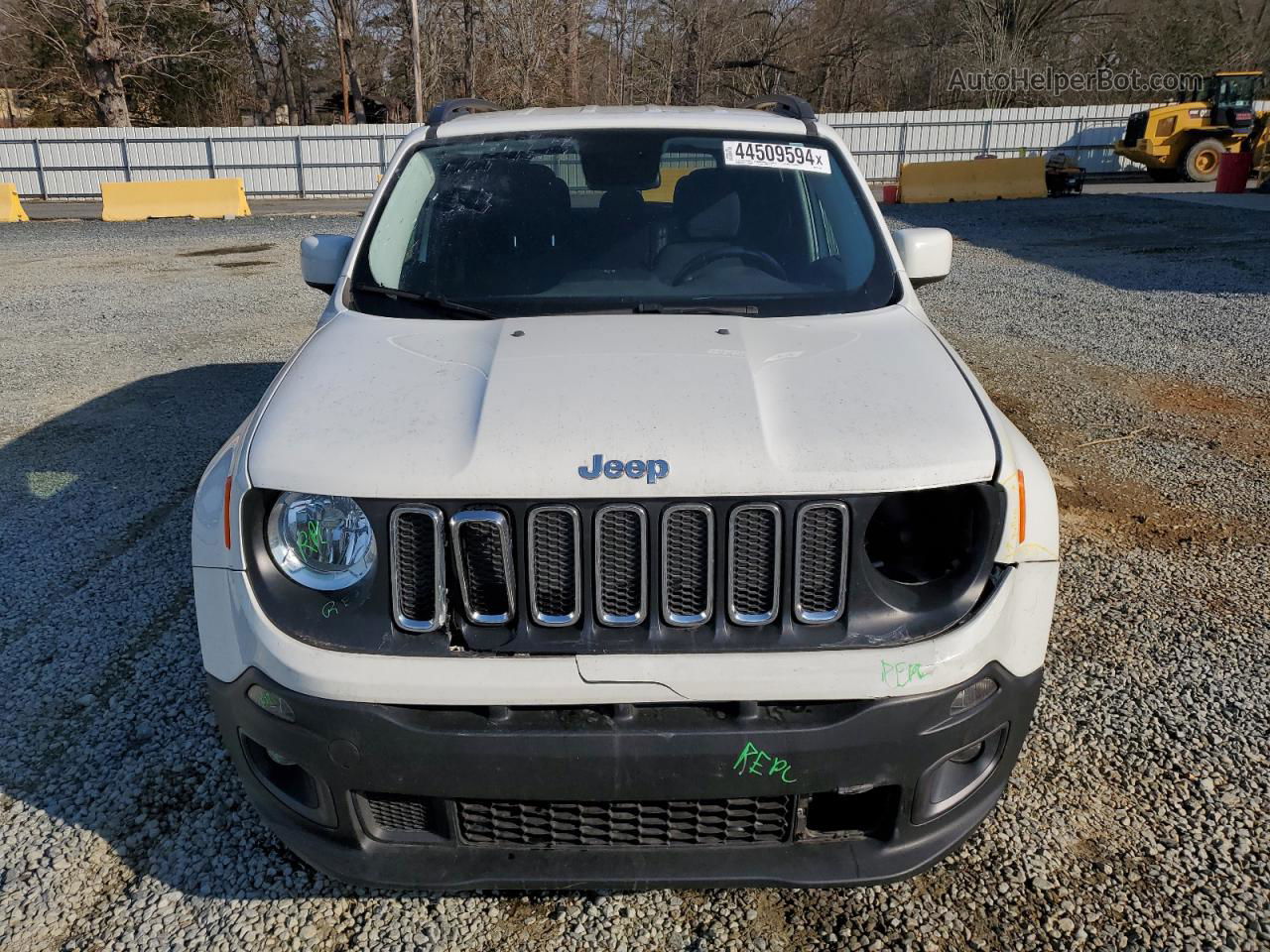 2017 Jeep Renegade Latitude Белый vin: ZACCJABB1HPG17976