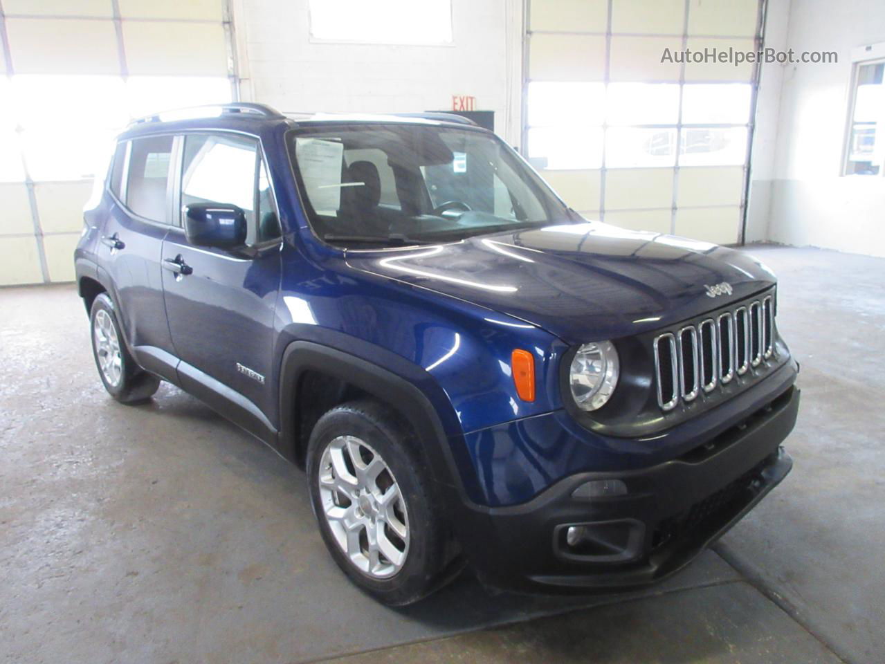 2018 Jeep Renegade Latitude Blue vin: ZACCJABB1JPH10843