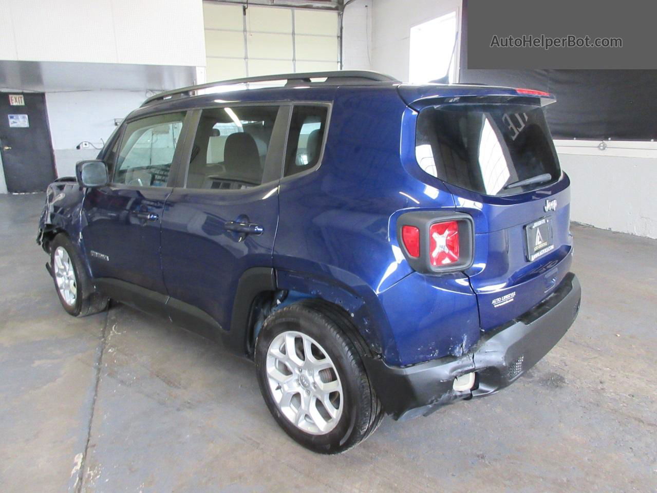 2018 Jeep Renegade Latitude Blue vin: ZACCJABB1JPH10843