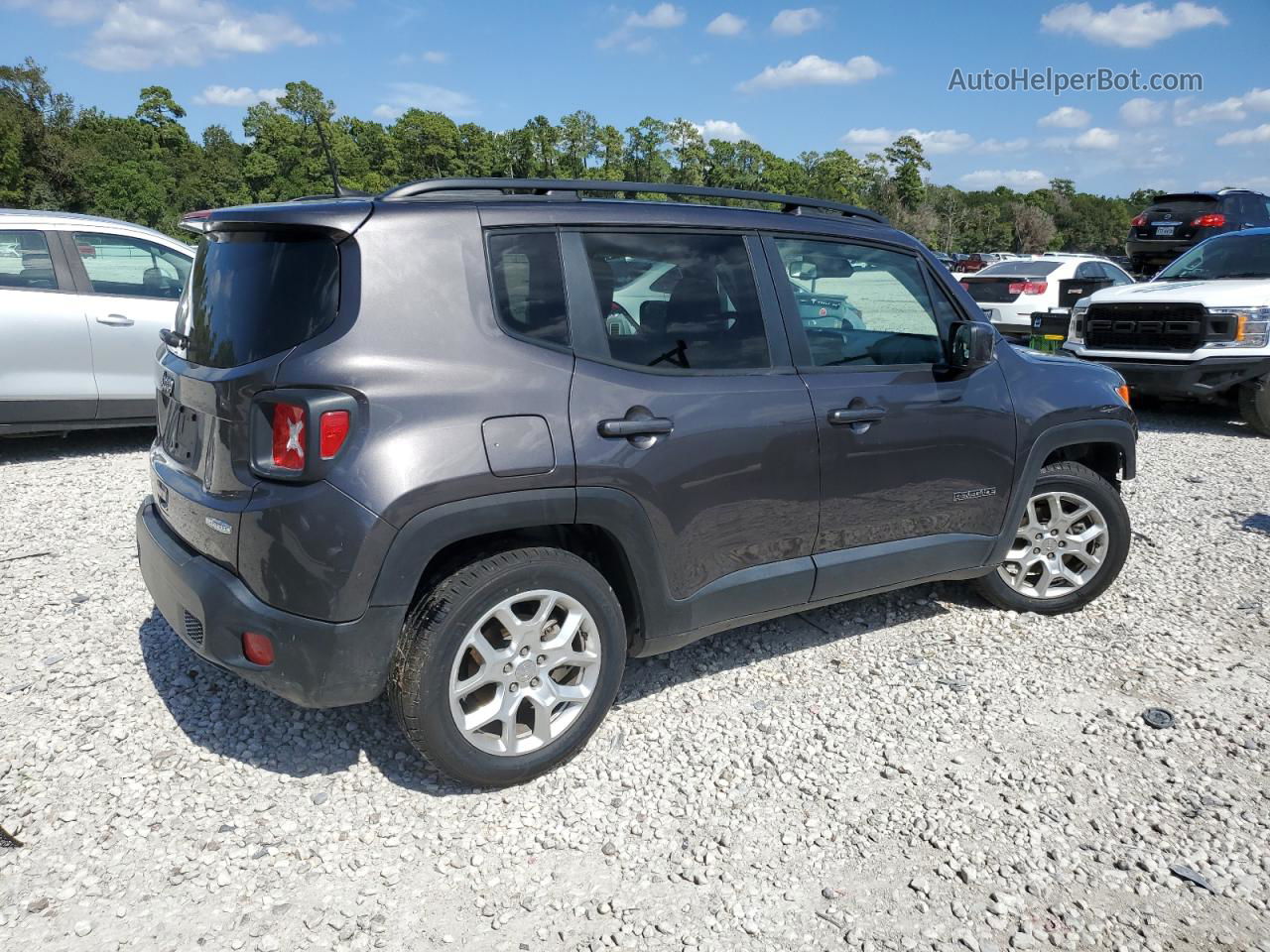 2018 Jeep Renegade Latitude Угольный vin: ZACCJABB1JPH11572