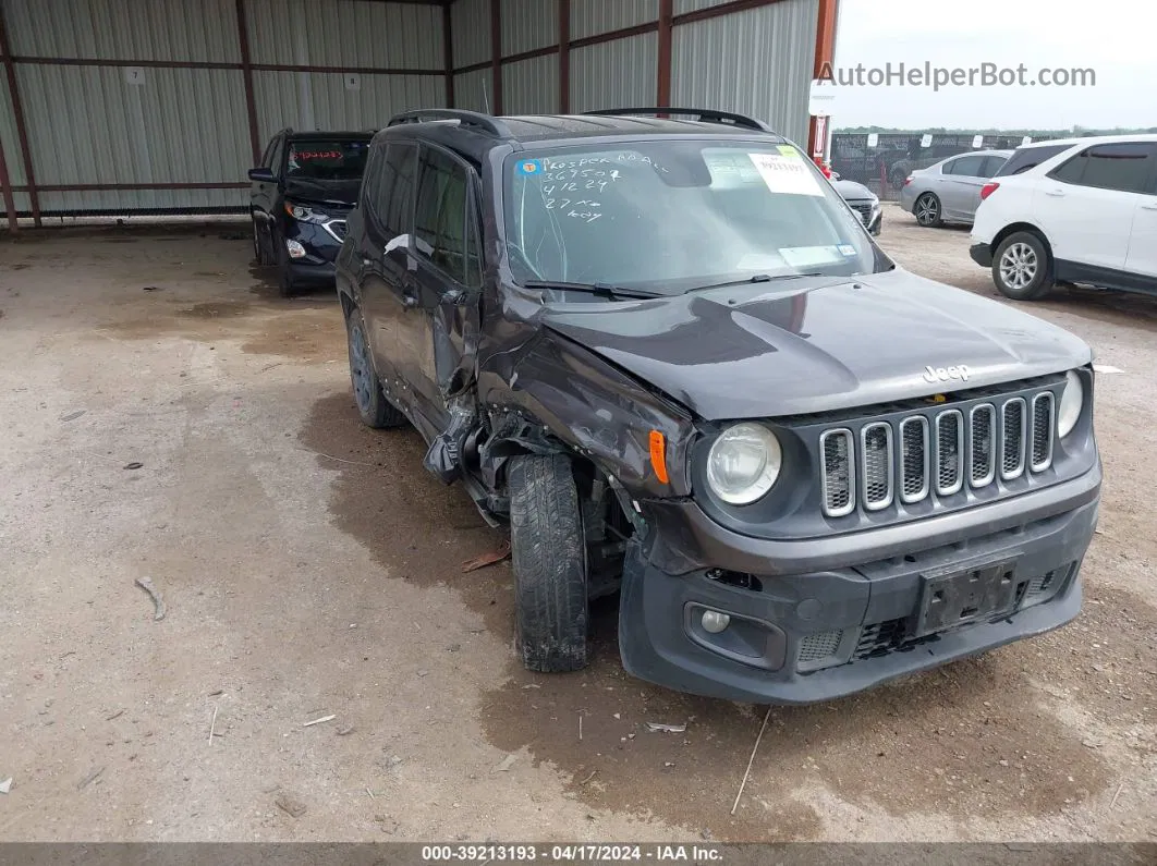 2018 Jeep Renegade Latitude Fwd Gray vin: ZACCJABB1JPJ30151