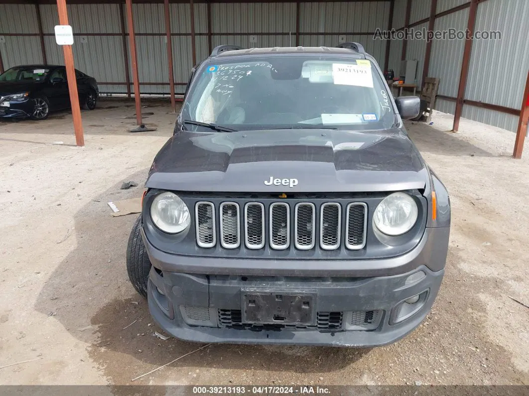 2018 Jeep Renegade Latitude Fwd Gray vin: ZACCJABB1JPJ30151