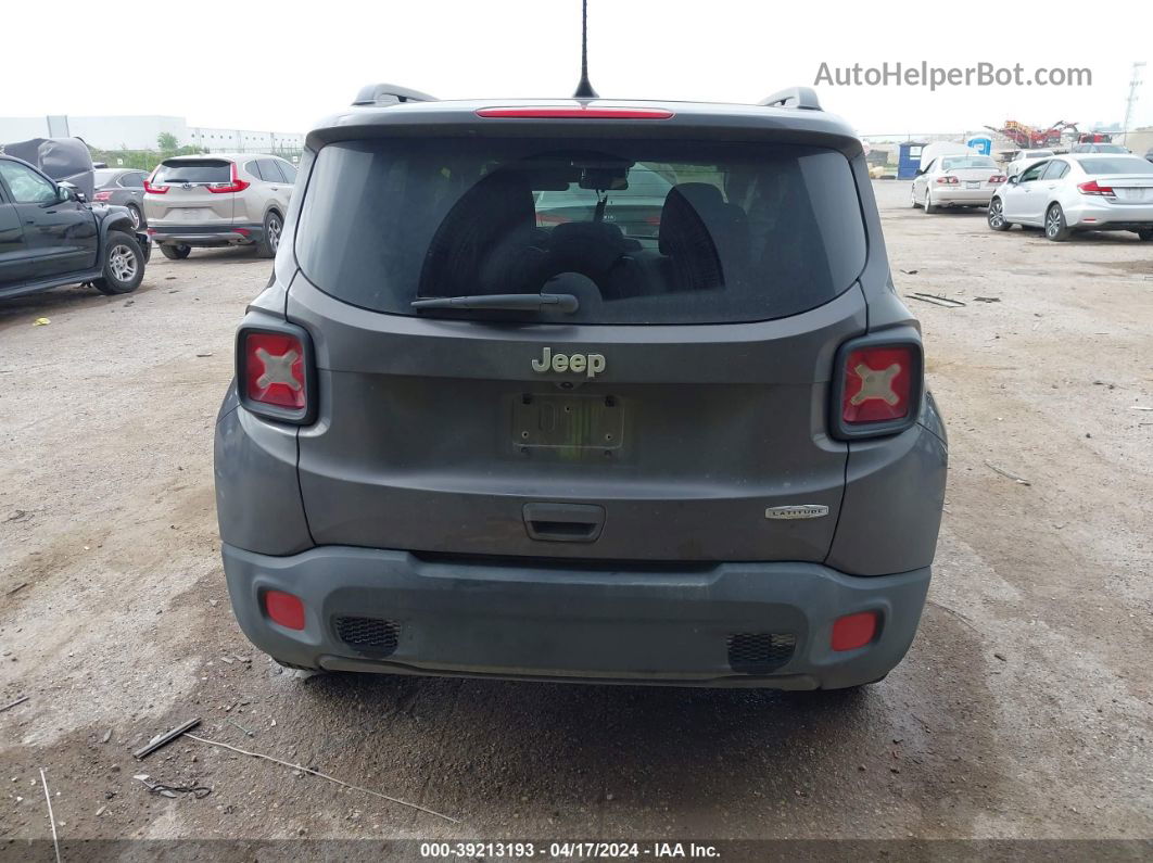 2018 Jeep Renegade Latitude Fwd Gray vin: ZACCJABB1JPJ30151