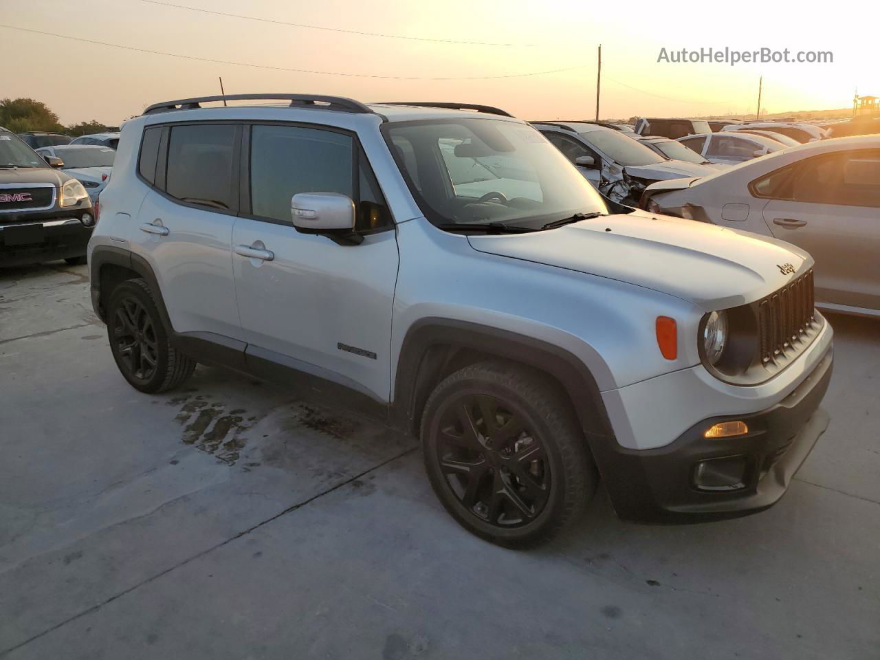 2018 Jeep Renegade Latitude Серый vin: ZACCJABB1JPJ51114