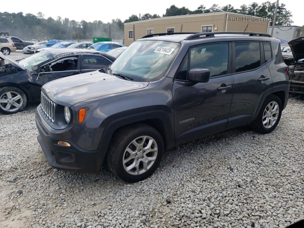 2017 Jeep Renegade Latitude Угольный vin: ZACCJABB2HPF98970