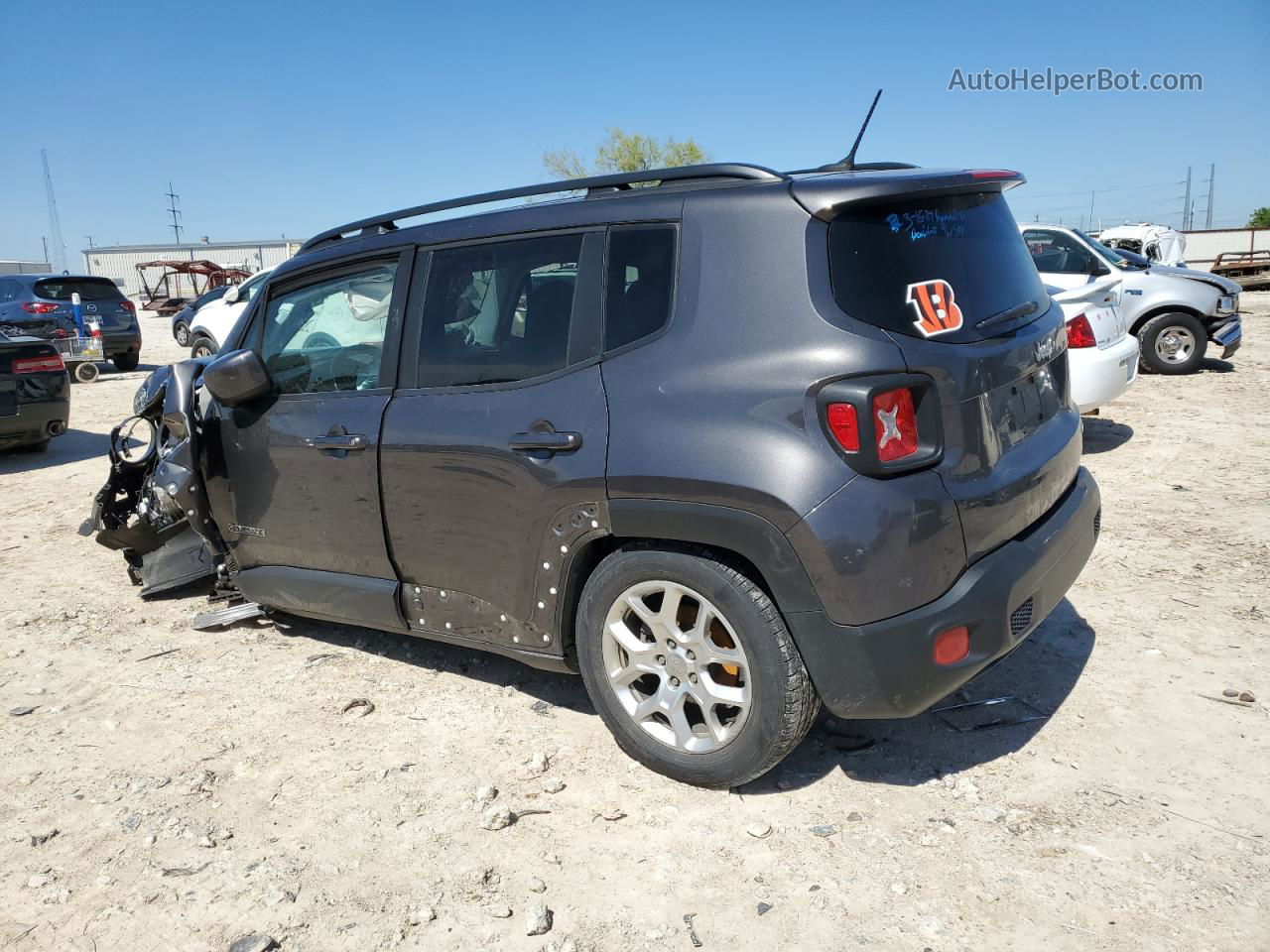 2017 Jeep Renegade Latitude Gray vin: ZACCJABB2HPG43051