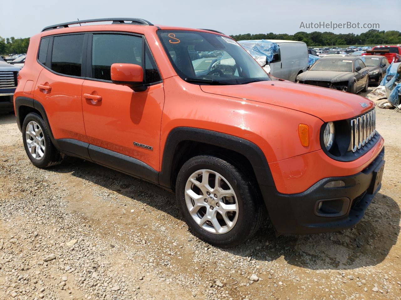 2017 Jeep Renegade Latitude Orange vin: ZACCJABB2HPG52865