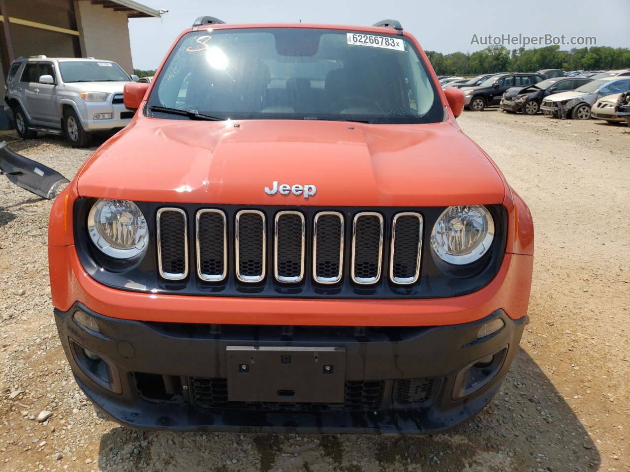 2017 Jeep Renegade Latitude Orange vin: ZACCJABB2HPG52865