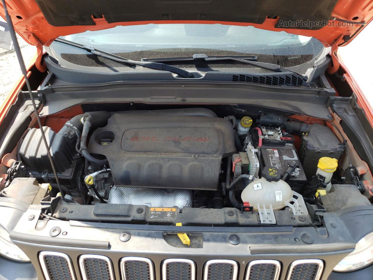 2017 Jeep Renegade Latitude Orange vin: ZACCJABB2HPG52865