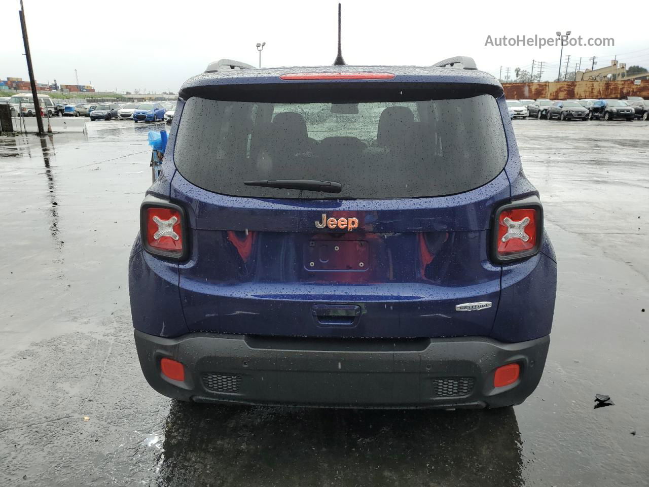 2018 Jeep Renegade Latitude Blue vin: ZACCJABB2JPG74077