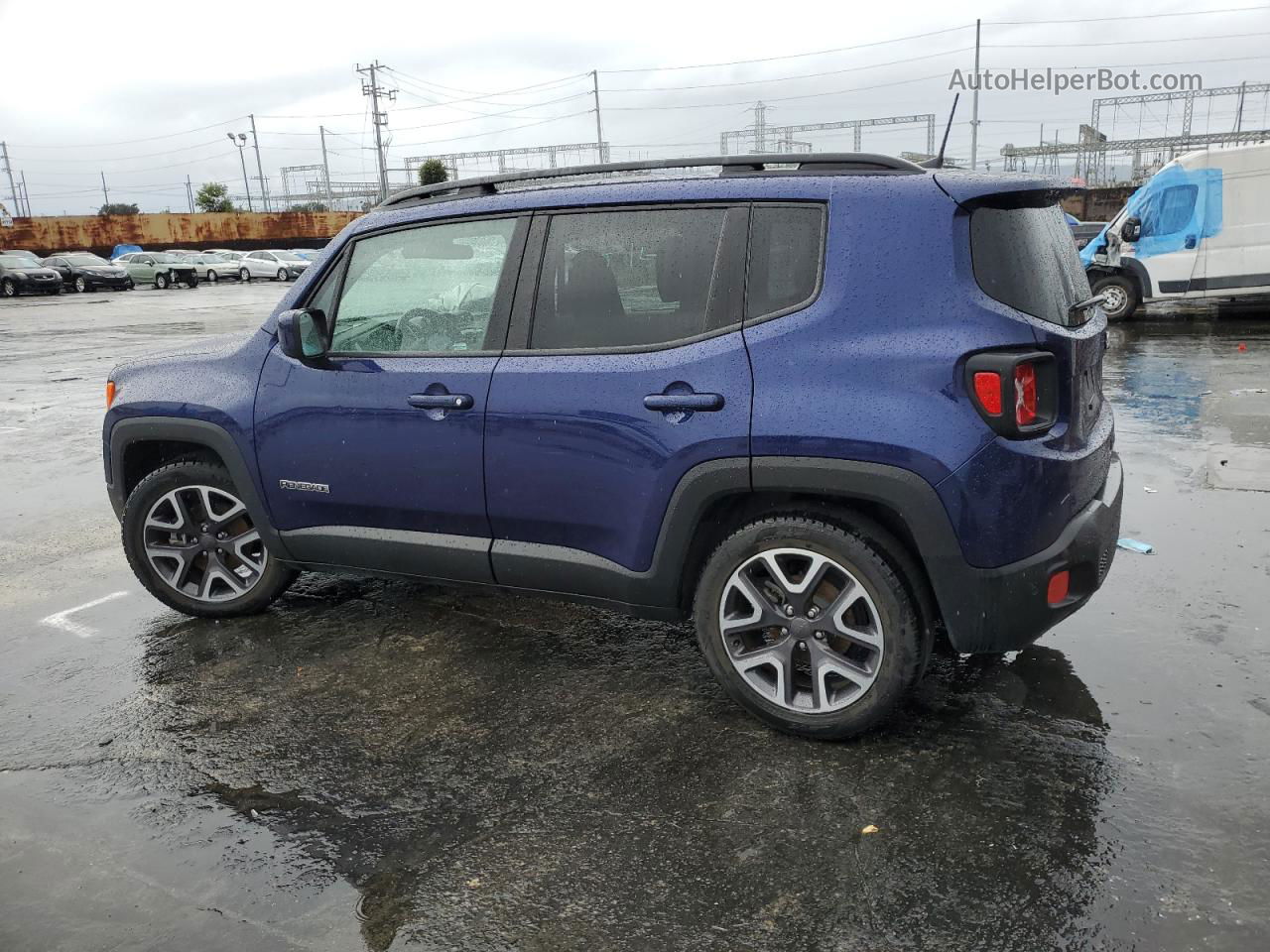 2018 Jeep Renegade Latitude Blue vin: ZACCJABB2JPG74077