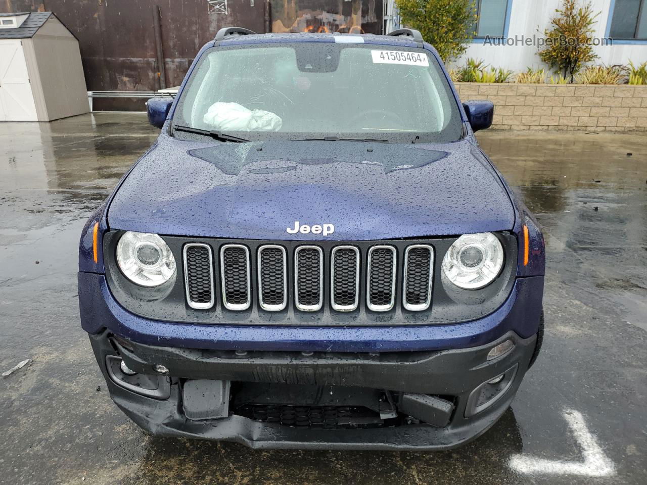 2018 Jeep Renegade Latitude Blue vin: ZACCJABB2JPG74077