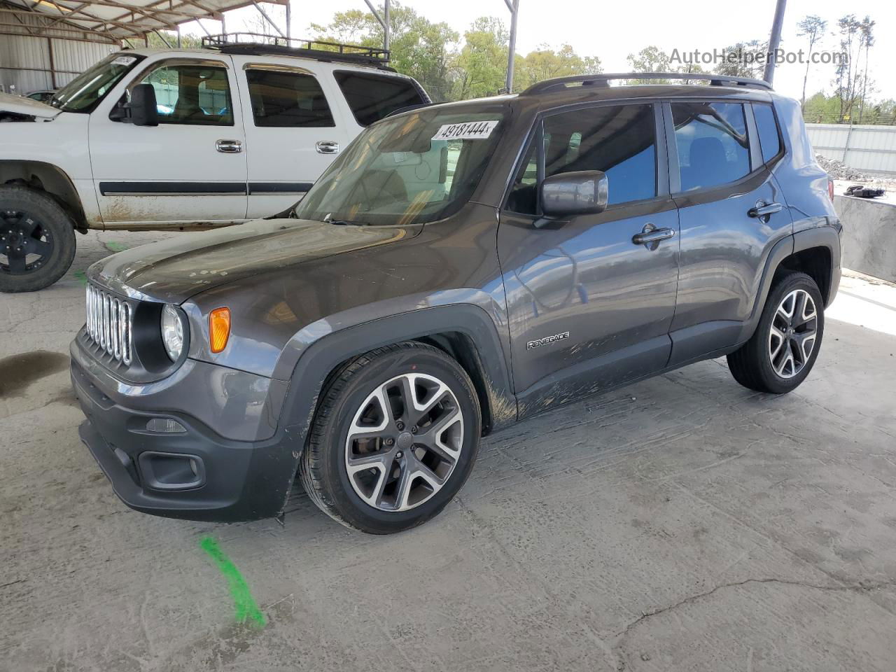 2018 Jeep Renegade Latitude Gray vin: ZACCJABB2JPG90991