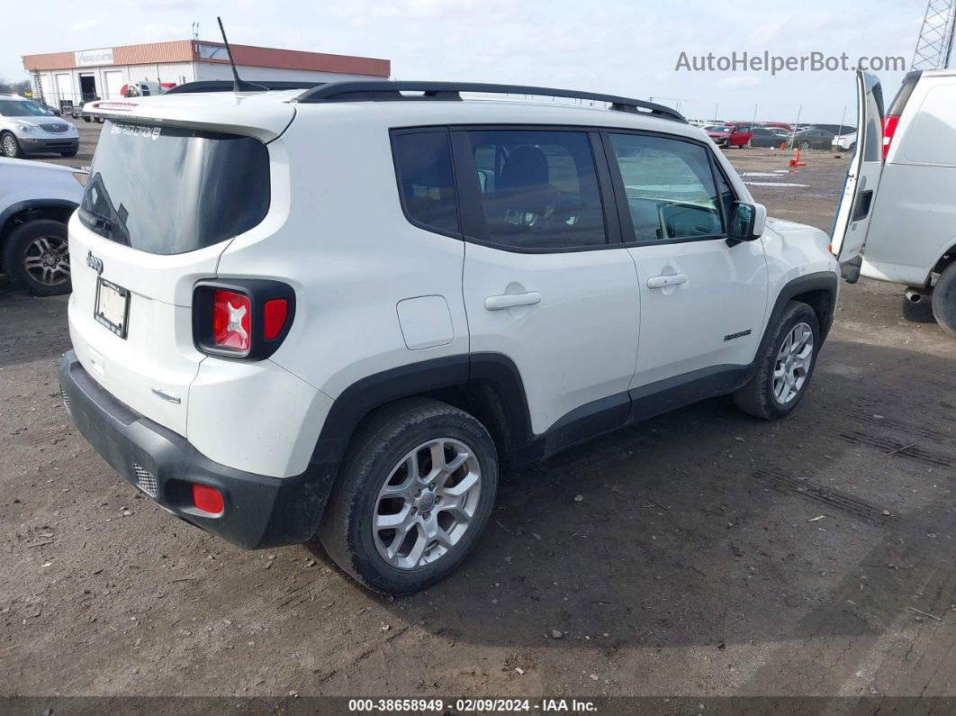 2018 Jeep Renegade Latitude Fwd White vin: ZACCJABB2JPH06848