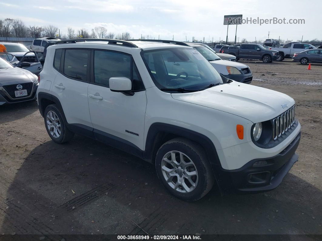 2018 Jeep Renegade Latitude Fwd White vin: ZACCJABB2JPH06848