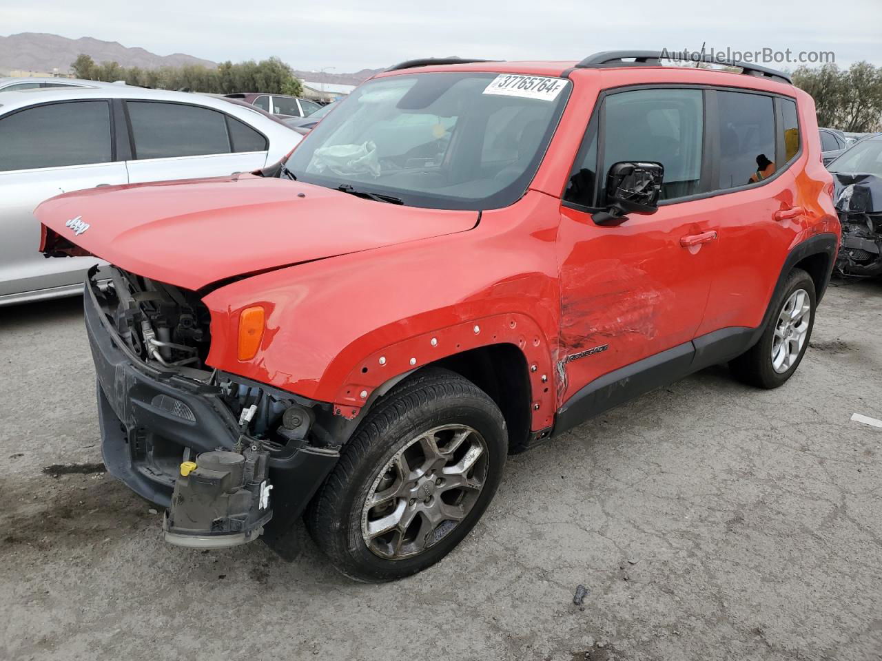 2018 Jeep Renegade Latitude Красный vin: ZACCJABB2JPH87785