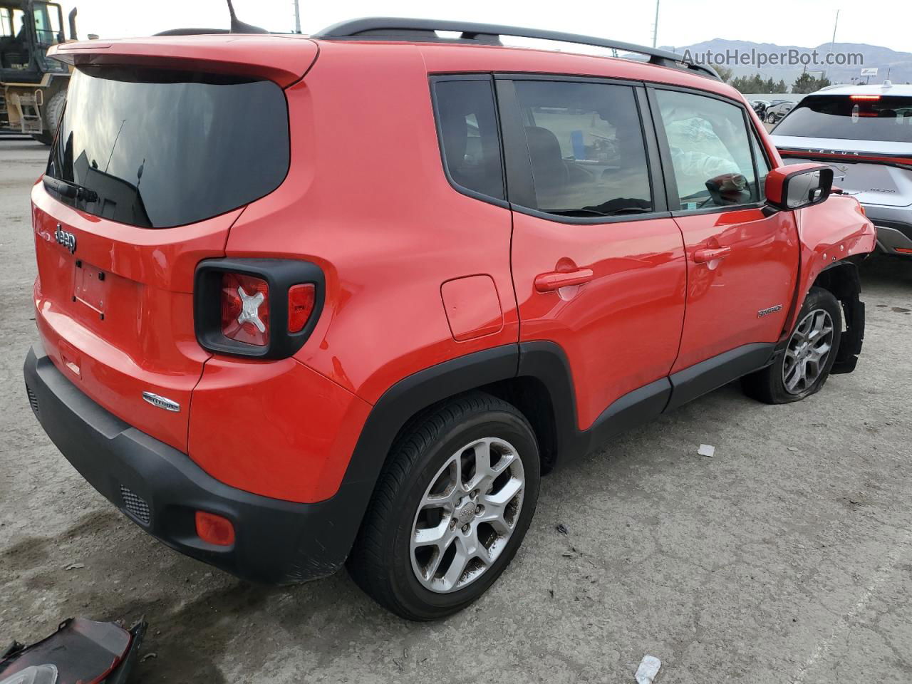 2018 Jeep Renegade Latitude Red vin: ZACCJABB2JPH87785