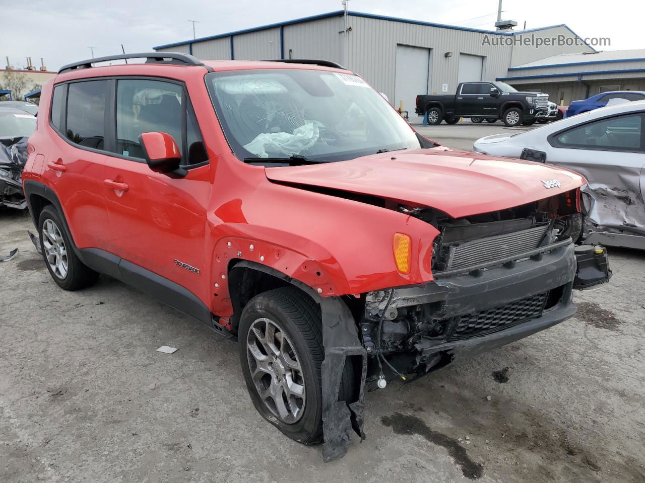 2018 Jeep Renegade Latitude Красный vin: ZACCJABB2JPH87785