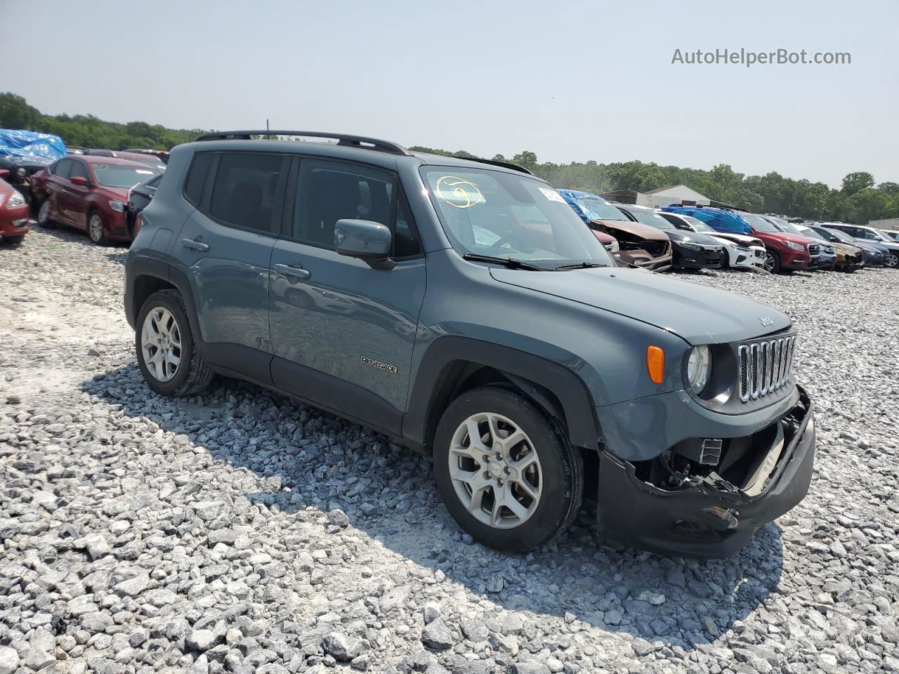 2018 Jeep Renegade Latitude Зеленый vin: ZACCJABB2JPJ30384