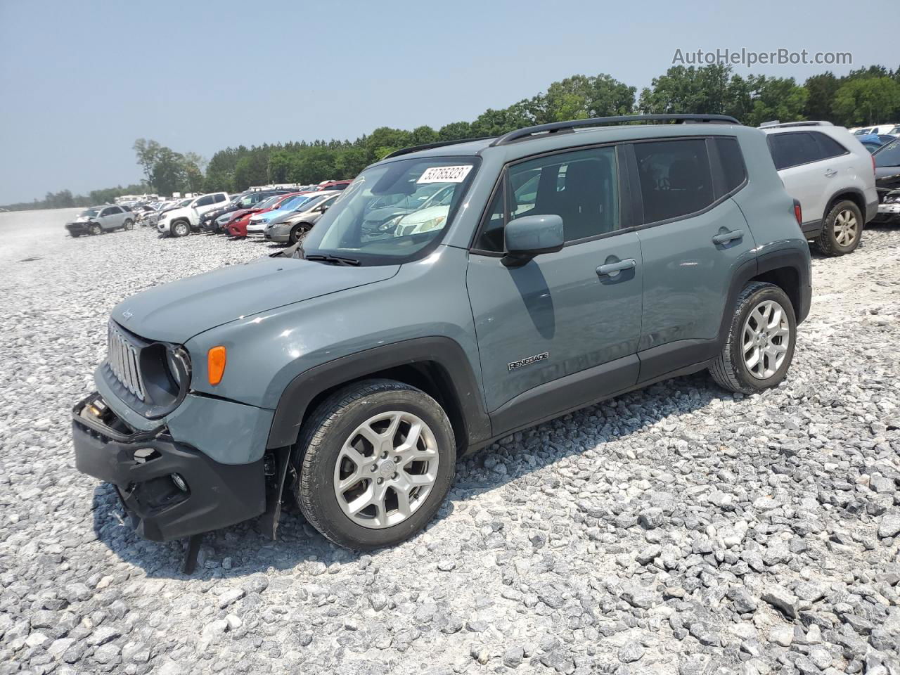 2018 Jeep Renegade Latitude Зеленый vin: ZACCJABB2JPJ30384