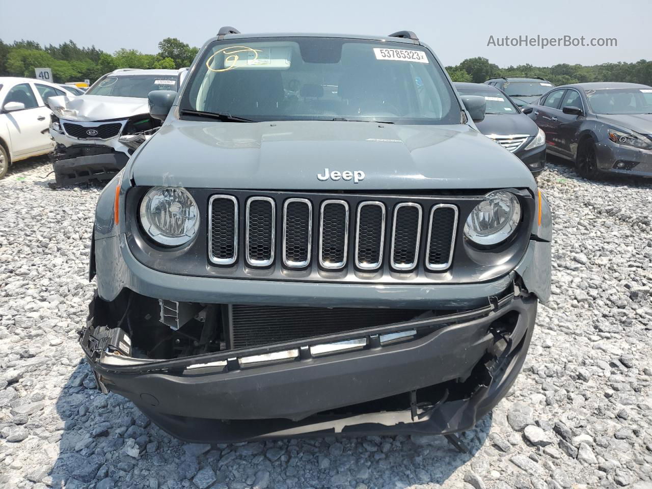 2018 Jeep Renegade Latitude Зеленый vin: ZACCJABB2JPJ30384