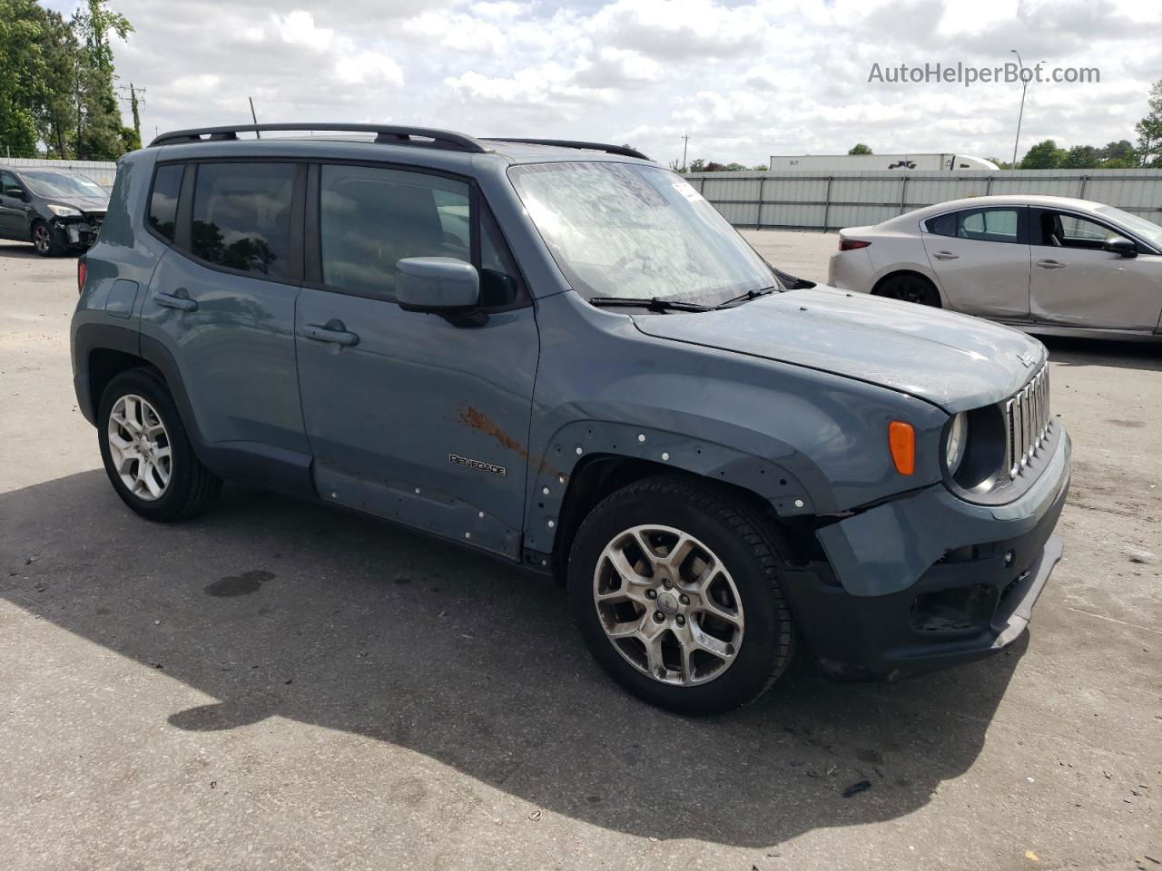 2018 Jeep Renegade Latitude Blue vin: ZACCJABB2JPJ58024