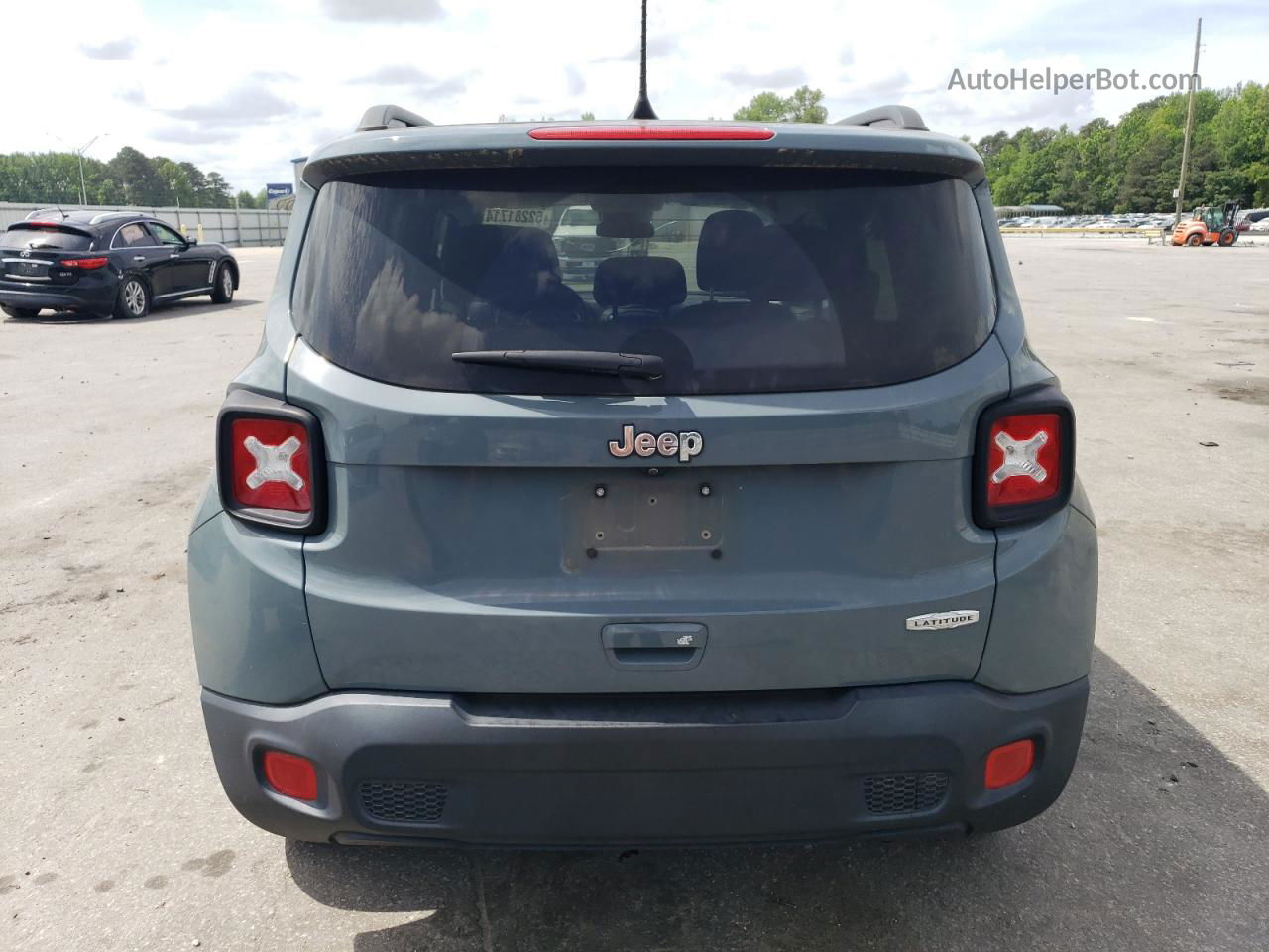 2018 Jeep Renegade Latitude Синий vin: ZACCJABB2JPJ58024