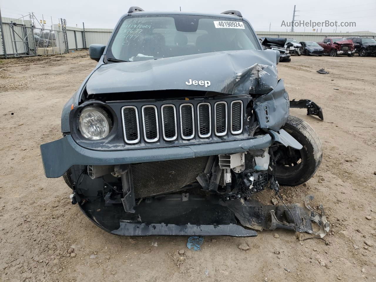 2017 Jeep Renegade Latitude Blue vin: ZACCJABB3HPG15162