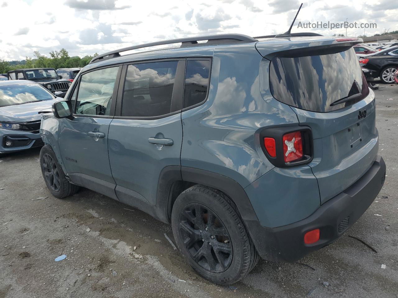 2017 Jeep Renegade Latitude Синий vin: ZACCJABB3HPG47108