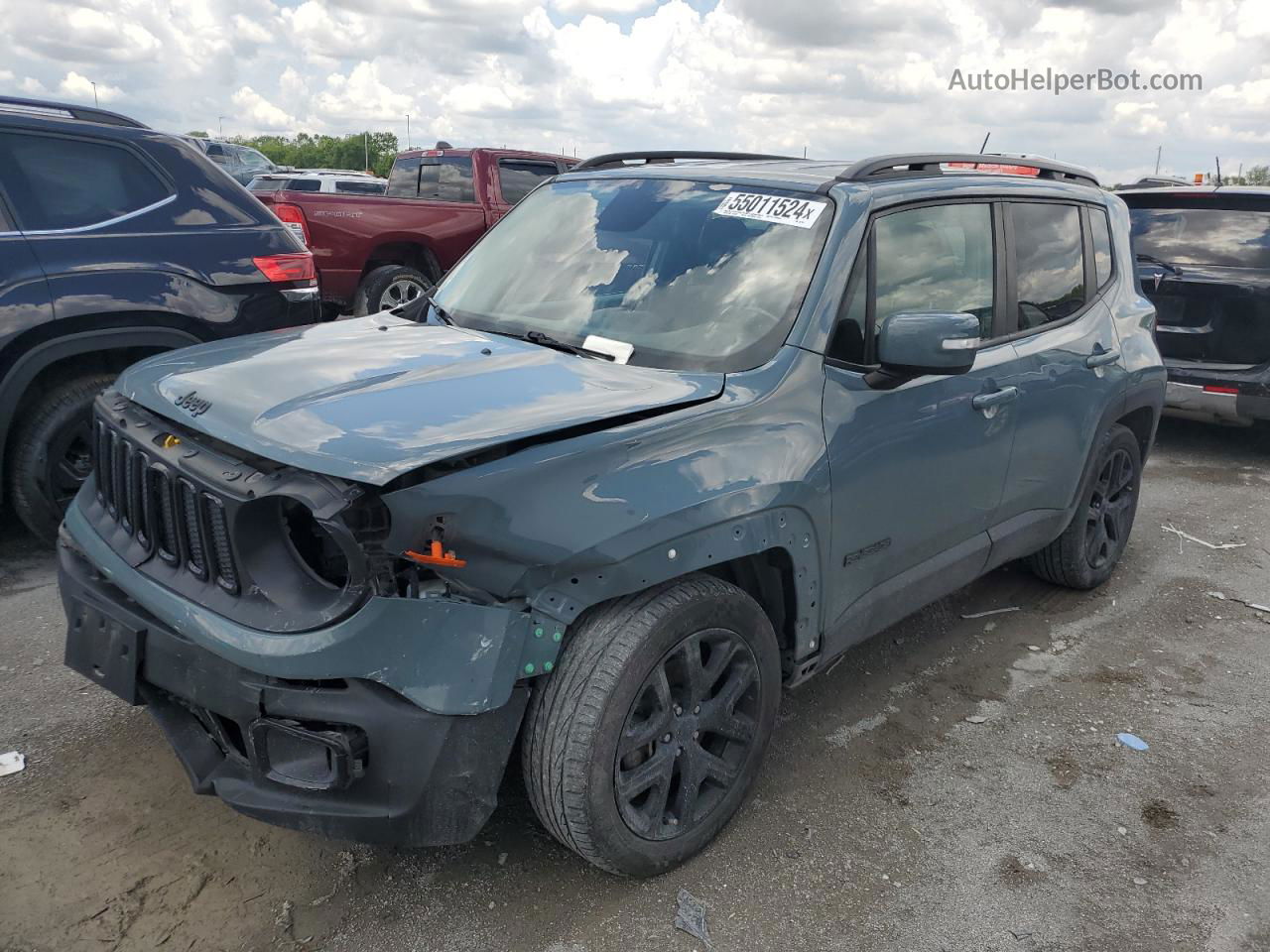 2017 Jeep Renegade Latitude Blue vin: ZACCJABB3HPG47108