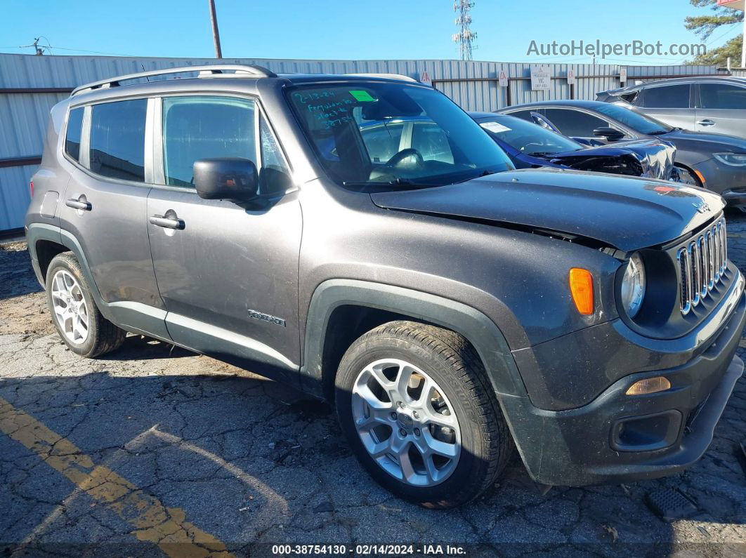 2017 Jeep Renegade Latitude Fwd Gray vin: ZACCJABB3HPG52213