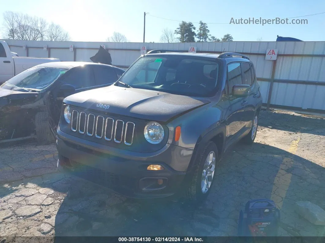 2017 Jeep Renegade Latitude Fwd Gray vin: ZACCJABB3HPG52213