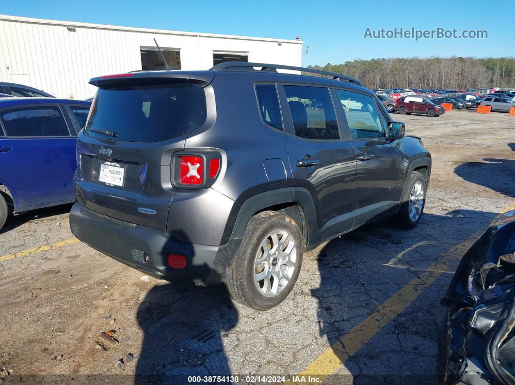 2017 Jeep Renegade Latitude Fwd Gray vin: ZACCJABB3HPG52213