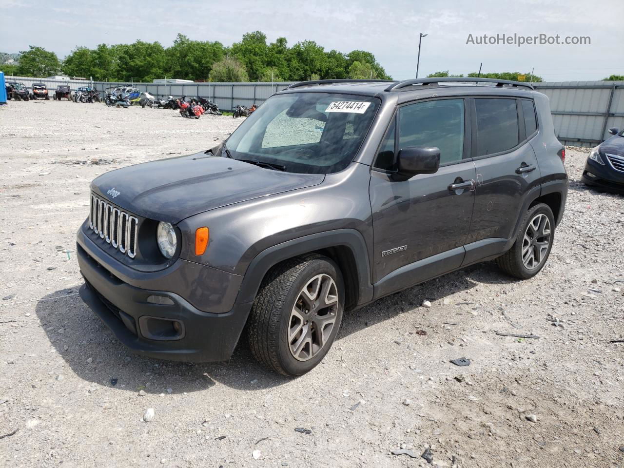 2018 Jeep Renegade Latitude Серый vin: ZACCJABB3JPG83158