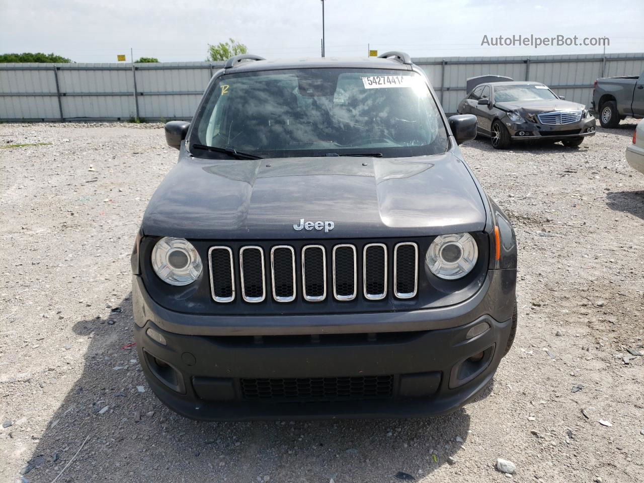 2018 Jeep Renegade Latitude Серый vin: ZACCJABB3JPG83158