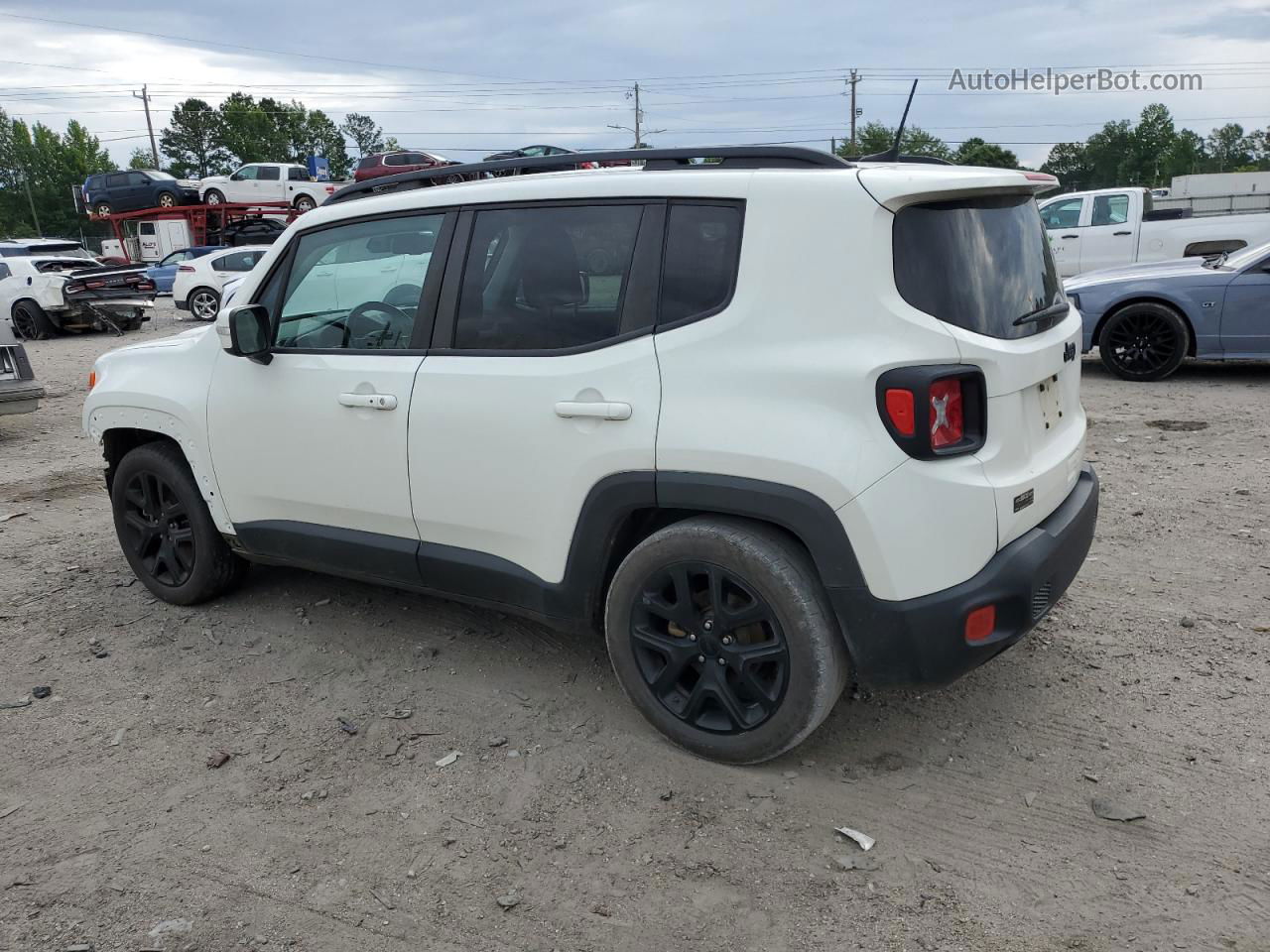 2018 Jeep Renegade Latitude White vin: ZACCJABB3JPG90126