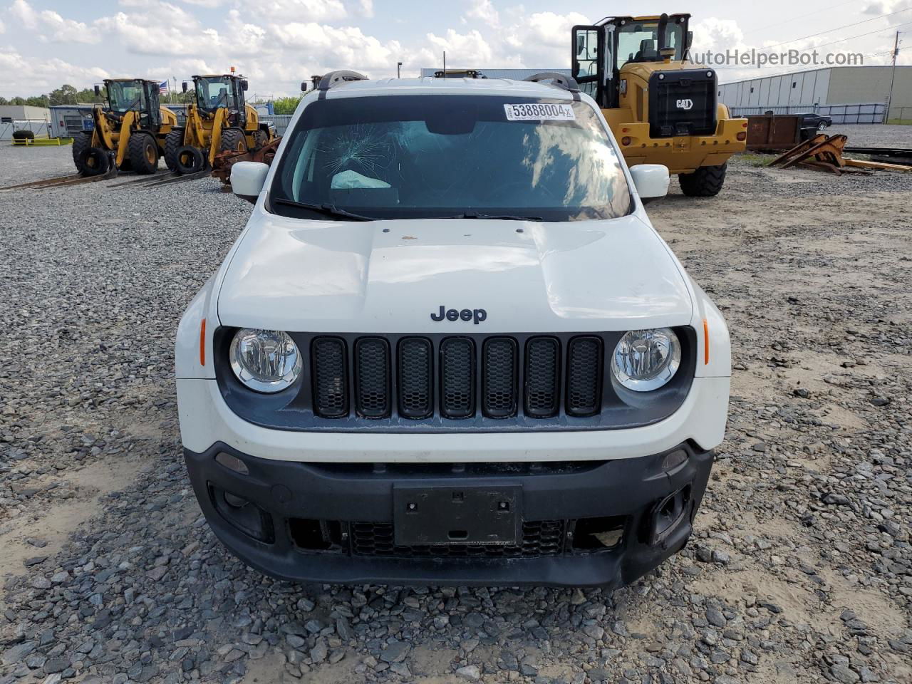 2018 Jeep Renegade Latitude White vin: ZACCJABB3JPG92071