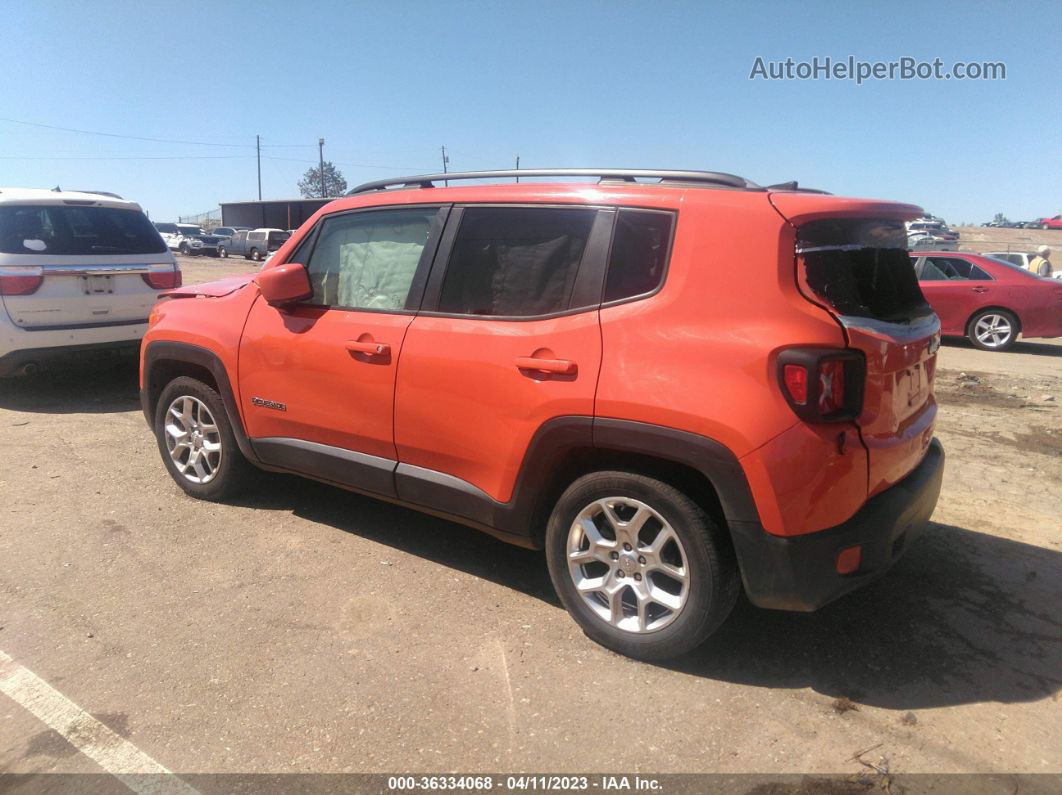 2018 Jeep Renegade Latitude Fwd Orange vin: ZACCJABB3JPH21522