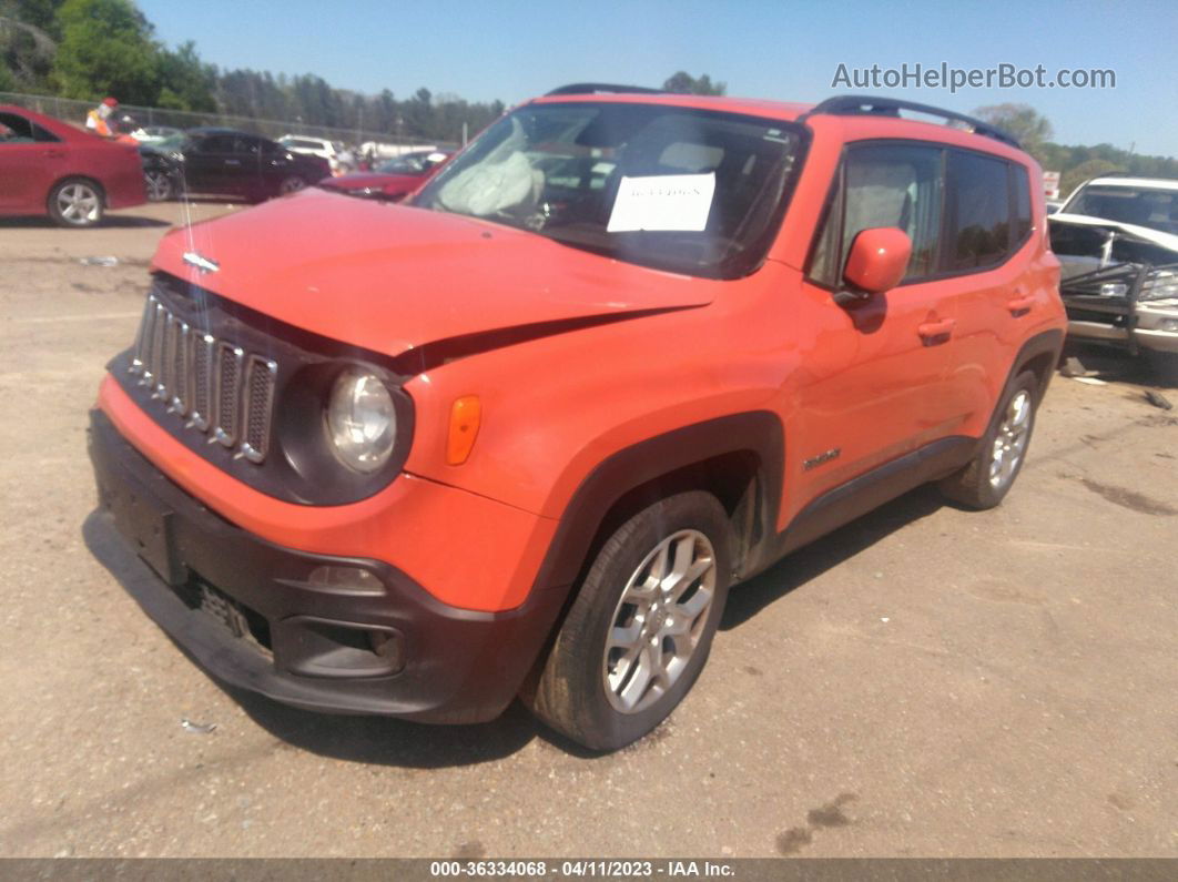 2018 Jeep Renegade Latitude Fwd Orange vin: ZACCJABB3JPH21522