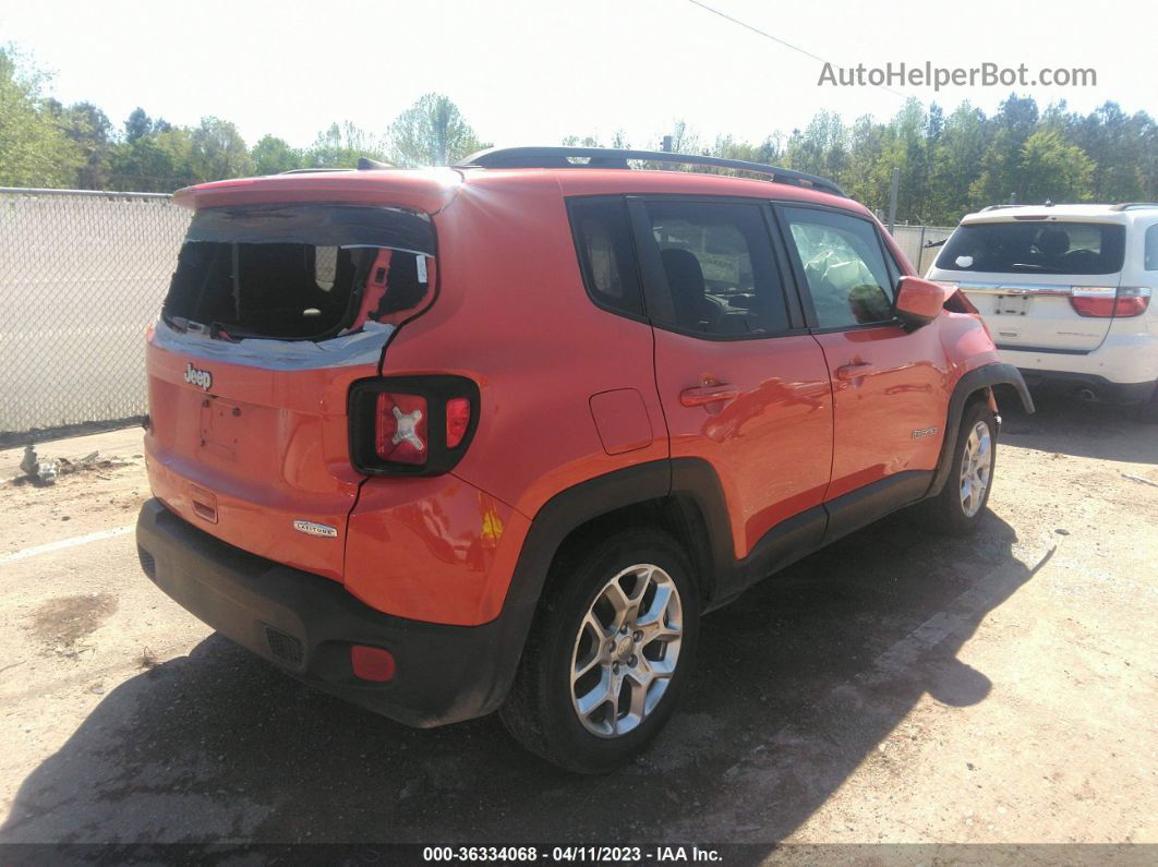 2018 Jeep Renegade Latitude Fwd Orange vin: ZACCJABB3JPH21522