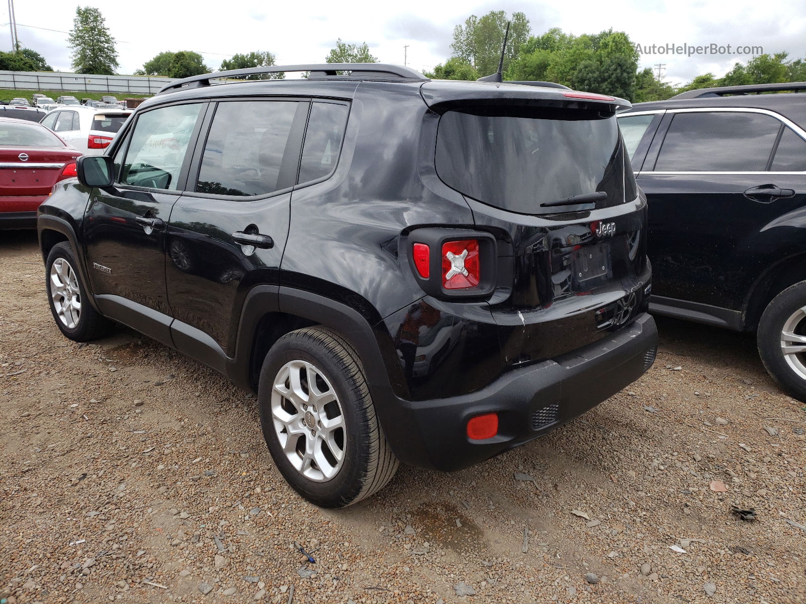 2018 Jeep Renegade Latitude Черный vin: ZACCJABB3JPJ15280