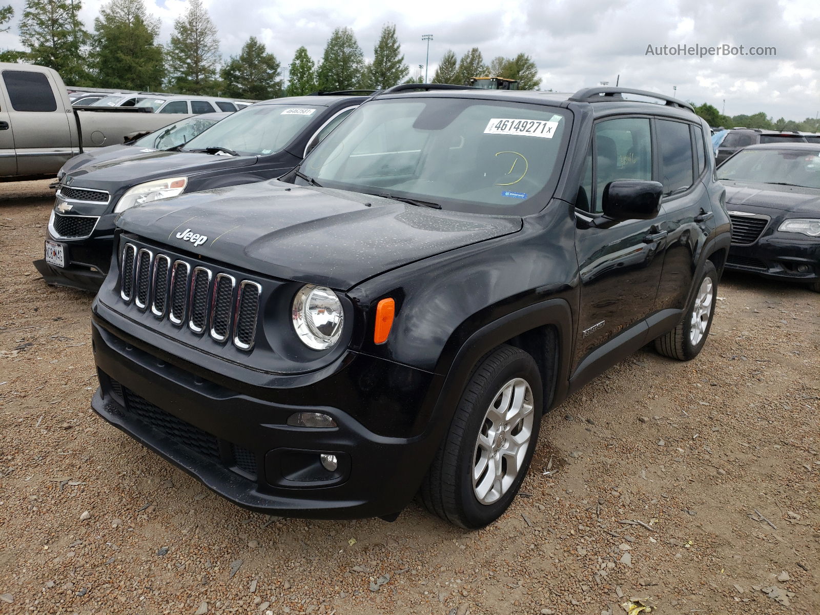 2018 Jeep Renegade Latitude Черный vin: ZACCJABB3JPJ15280