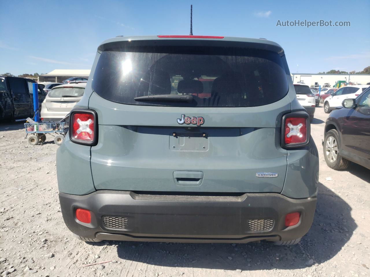 2018 Jeep Renegade Latitude Gray vin: ZACCJABB3JPJ37795