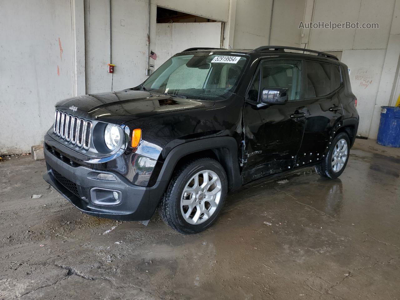 2018 Jeep Renegade Latitude Черный vin: ZACCJABB3JPJ40793