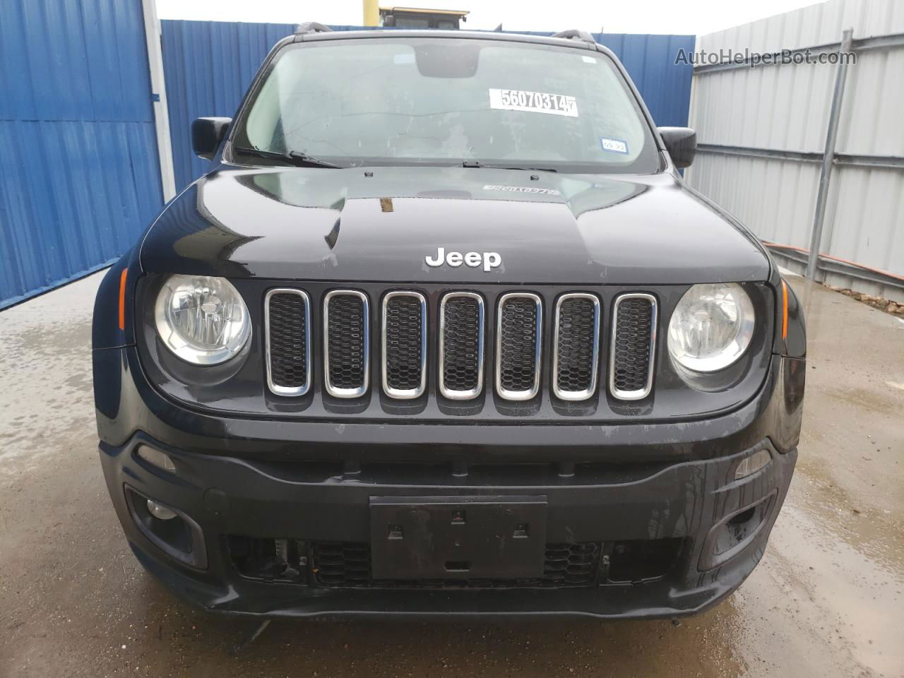 2017 Jeep Renegade Latitude Black vin: ZACCJABB4HPE57396