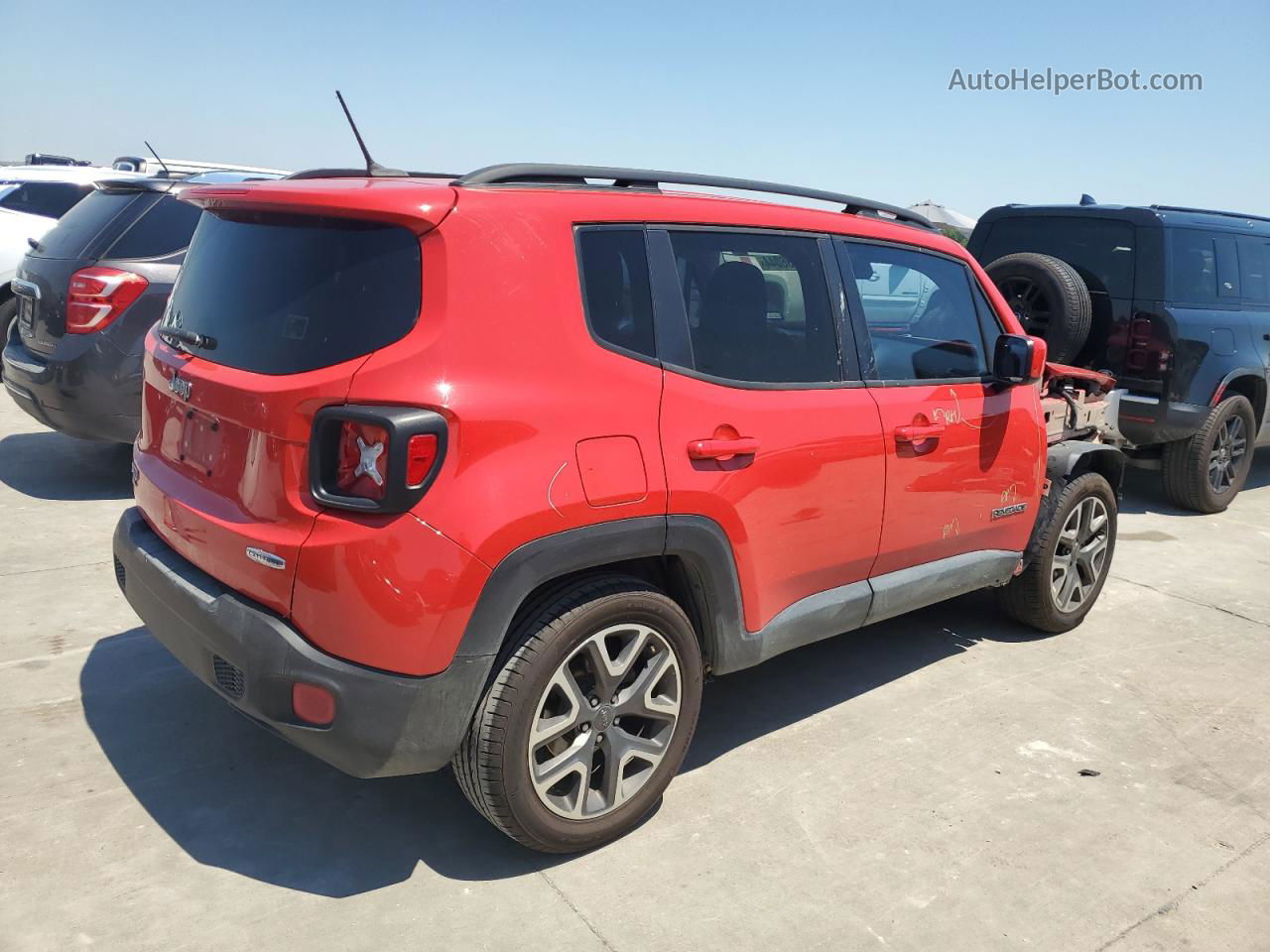 2017 Jeep Renegade Latitude Red vin: ZACCJABB4HPE69273